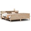 vidaXL Bed met boekenkast zonder matras massief grenenhout 180x200 cm
