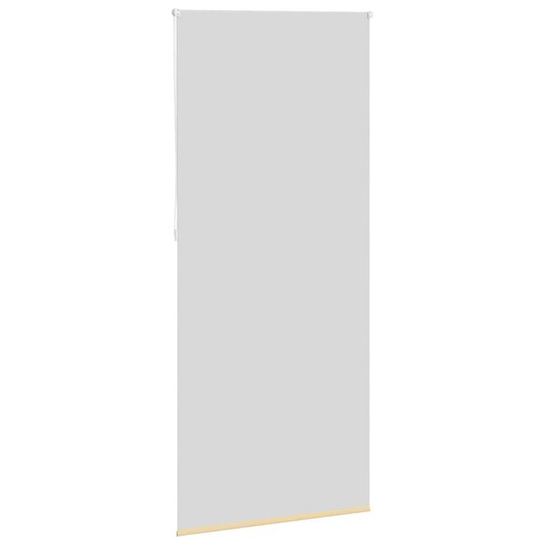 vidaXL Rolgordijn verduisterend 124,4 x 230 cm stofbreedte 120 cm beige