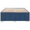 vidaXL Bedframe zonder matras stof blauw 140x190 cm
