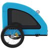 vidaXL Hondenfietstrailer oxford stof en ijzer blauw