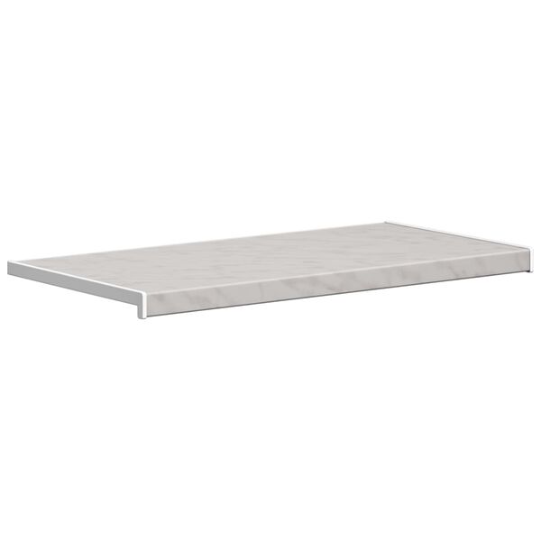 vidaXL Raamsokkel Marmer Tekst -enure 60 x 45 x 4,5 cm PVC