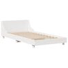 vidaXL Bedframe zonder matras massief grenenhout wit 90x190 cm