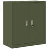 vidaXL Opbergkast Olijf Groen 80 x 40 x 90 cm Staal