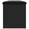 vidaXL Opbergbankje 102x42x45 cm bewerkt hout zwart