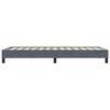 vidaXL Bedframe zonder matras 100x210 cm fluweel donkergrijs