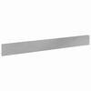 vidaXL Gazonrand 20 st 100 x 12 cm Staal zilver
