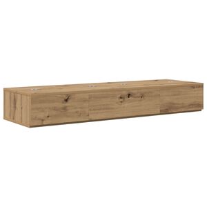 vidaXL studiobureau Artisanaal eiken 110 x 40 x 19,5 cm Bewerkt hout