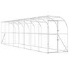 vidaXL Kippenhok Tegen de Muur zilver 600 x 150 x 215 cm