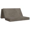 vidaXL Vouwbare Bankbed 140 x 67 x 45 cm Lichtgrijs
