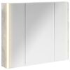 vidaXL Badkamer spiegelkast Beton Grijs 83,5 x 15,5 x 70 cm