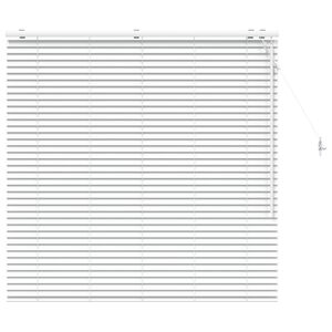vidaXL Venetiaanse jaloezie Wit 140 x 130 cm 35 mm