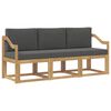 vidaXL Buiten bankenset 3 pcs