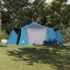 vidaXL Tipi Tent met dak Blauw en Grijs 492 x 492 x 275 cm Stof