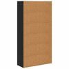 vidaXL Boekenkast Zwart Eiken 80 x 30 x 151,5 cm Bewerkt hout