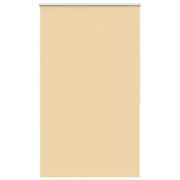 vidaXL Rolgordijn verduisterend 124,4 x 175 cm stofbreedte 120 cm beige