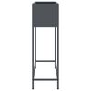 vidaXL Verhoogde Tuin Plantbak Antraciet 100 x 26 x 82 cm Staal