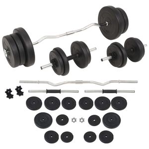 vidaXL Halterset 60 kg