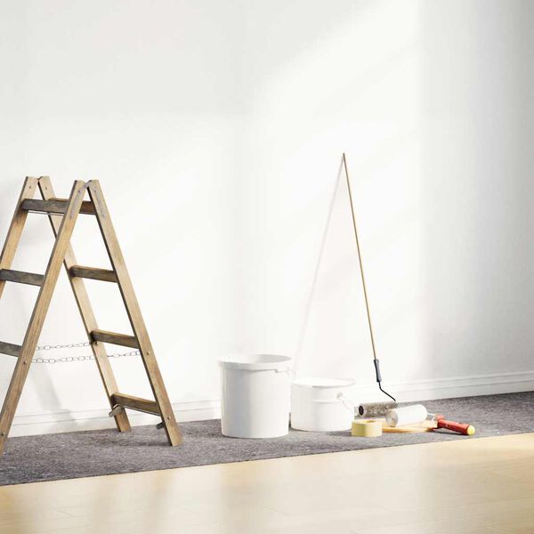 vidaXL Antislip schildersvlies 10 m 180 g/m&sup2; grijs