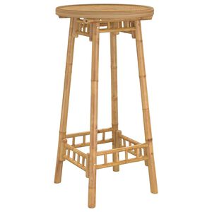vidaXL Bartafel voor buiten Rond &Oslash;55x100 cm bamboe