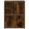vidaXL Boekenkast 40x24x52 cm bewerkt hout gerookt eikenkleurig