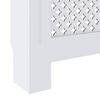 vidaXL Radiatorombouw 78 cm MDF wit