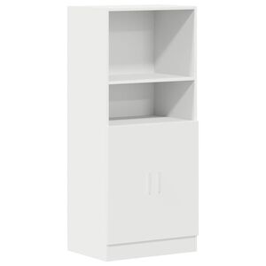vidaXL Keukenkast 57x41,5x131,5 cm bewerkt hout wit