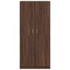 vidaXL Kledingkast 90x52x200 cm bewerkt hout bruin eikenkleur