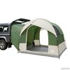 vidaXL Tailgate Tent met Regenfly Waterdicht Groen 4-persoons
