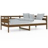 vidaXL Slaapbank massief grenenhout honingbruin 90x200 cm