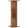vidaXL Plantenstandaards 2 st 30x30x95 cm bewerkt hout oud houtkleurig