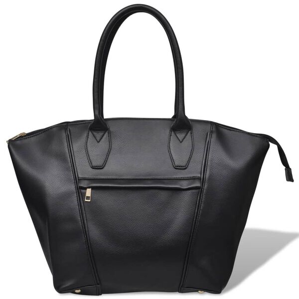 Handtas vierkant (zwart)