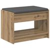 vidaXL Halbank Artisan Eik 63 x 38 x 45 cm