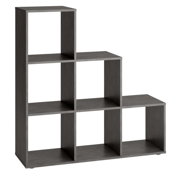 FMD Kamerscherm met 6 vakken matera grijs