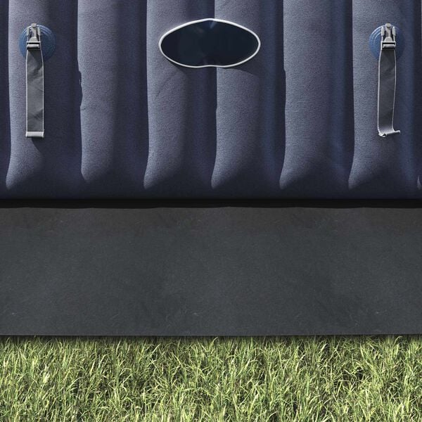 vidaXL Zwembad Grondzeil Zwart 396 x 396 x 0,1 cm Niet-geweven Stof