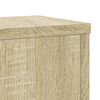 vidaXL Plantenstandaards 2 st 17x17x60 cm bewerkt hout sonoma eiken