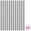 vidaXL Trampolinepaalhoezen 12 st 92,5 cm schuim grijs