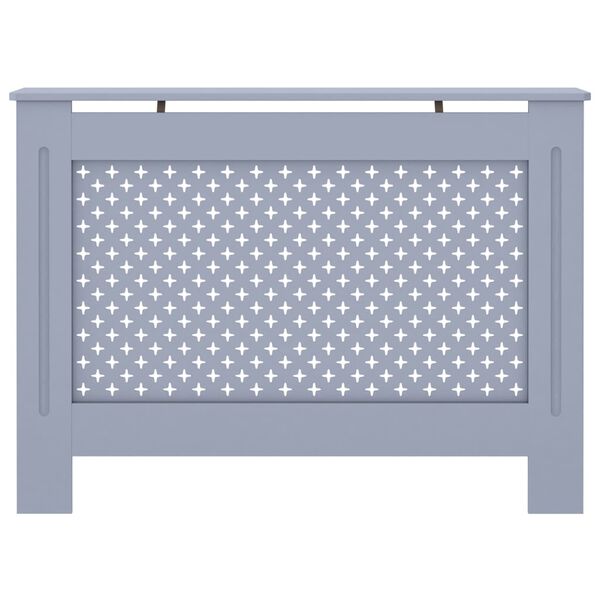 vidaXL Radiatorombouw 112x19x81,5 cm MDF antraciet