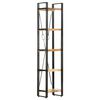 vidaXL Boekenkast met 5 schappen 40x30x180 cm massief mangohout
