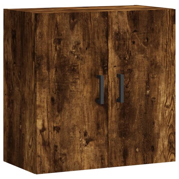 vidaXL Wandkast 60x31x60 cm bewerkt hout gerookt eikenkleurig