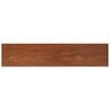 vidaXL Raamsokkel Bruin hout 120 x 30 x 4,5 cm PVC