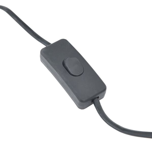 vidaXL Vloerlamp E27 61 cm wilgen