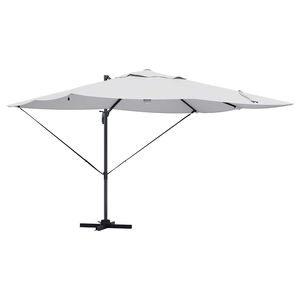 vidaXL Parasol Zand 351 x 250 x 253 cm Polyester en Aluminium