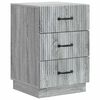 vidaXL Nachtkastje Grijs sonoma 43 x 41 x 63,5 cm Bewerkt hout
