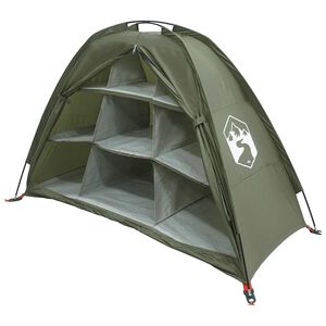 vidaXL Opbergtent Olijfgroen 120 x 50 x 70 cm Polyester en staal