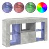 vidaXL Hoek LED TV Kast Beton Grijs 100 x 40 x 50 cm Bewerkt hout