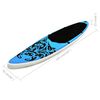 vidaXL Stand Up Paddleboardset opblaasbaar 320x76x15 cm blauw