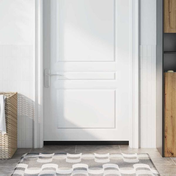 vidaXL Schroefbare Deurborstelafsluitingen 2 pcs Wit 100 cm