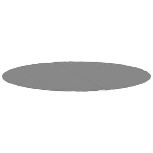 vidaXL Zwembad Grondzeil &Oslash; 244 cm (1 mm) Niet-geweven Stof Lichtgrijs