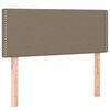 vidaXL Hoofdbord LED 90x5x78/88 cm stof taupe