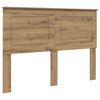 vidaXL Hoofdbord Artisan Eik Geconstrueerd hout